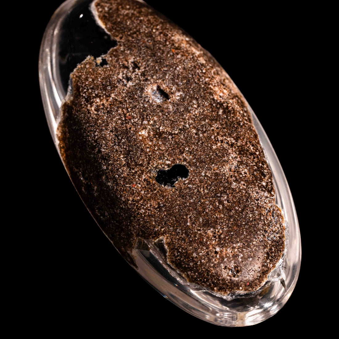 Quartz, Lodalite - Polished Cab