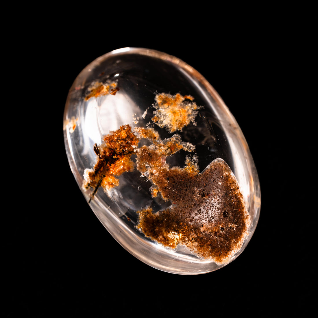 Quartz, Lodalite - Polished Cab