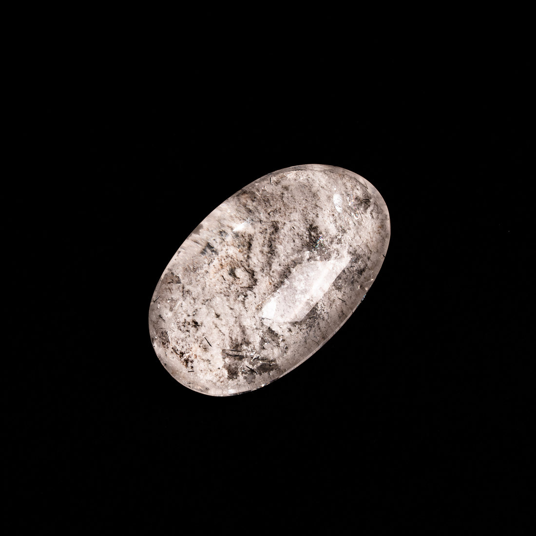 Quartz, Lodalite - Polished Cab