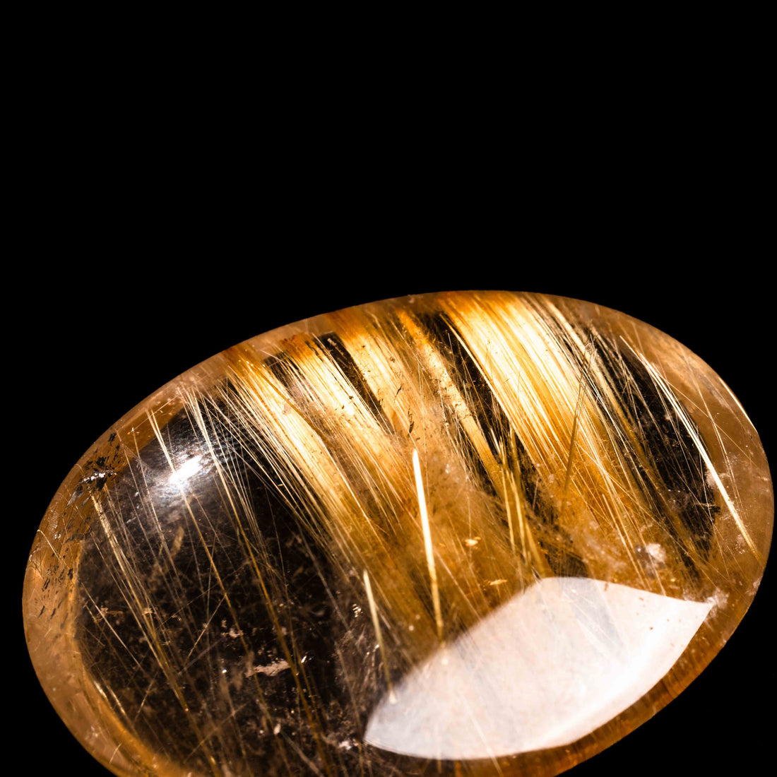 Quartz, Lodalite - Polished Cab