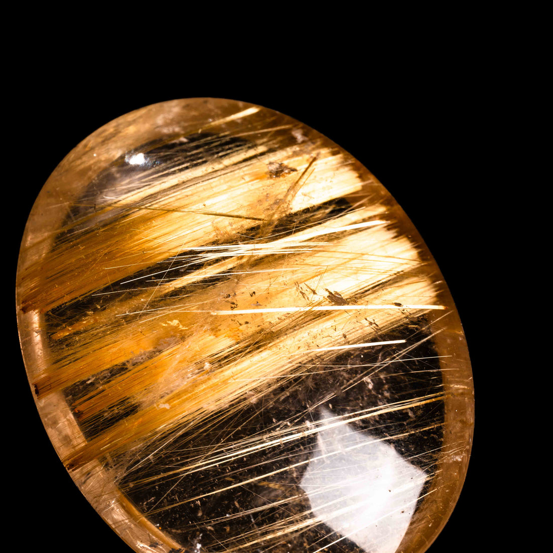 Quartz, Lodalite - Polished Cab