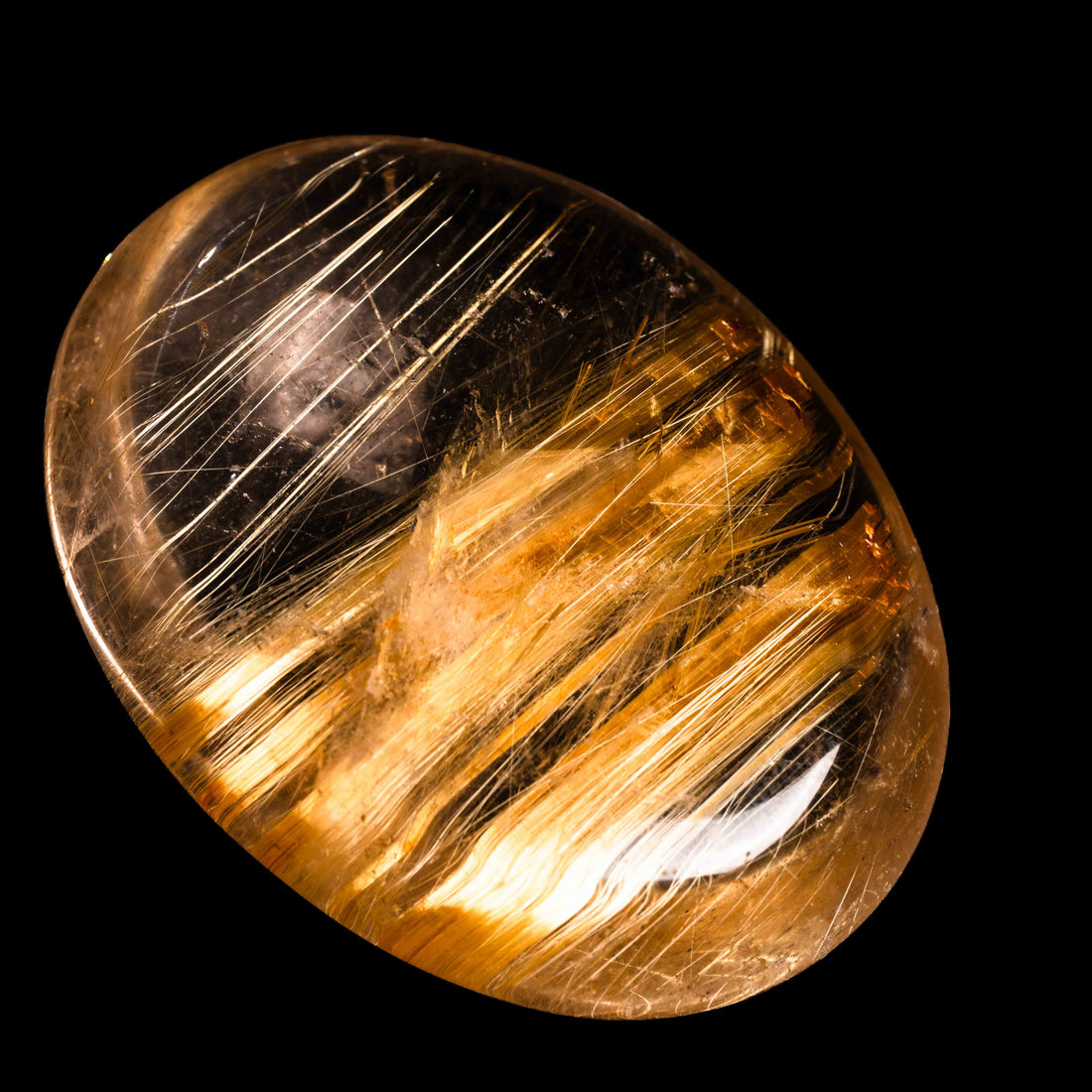 Quartz, Lodalite - Polished Cab