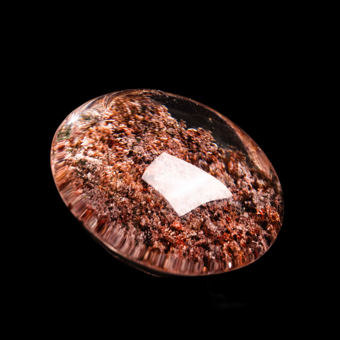 Quartz, Lodalite - Polished Cab