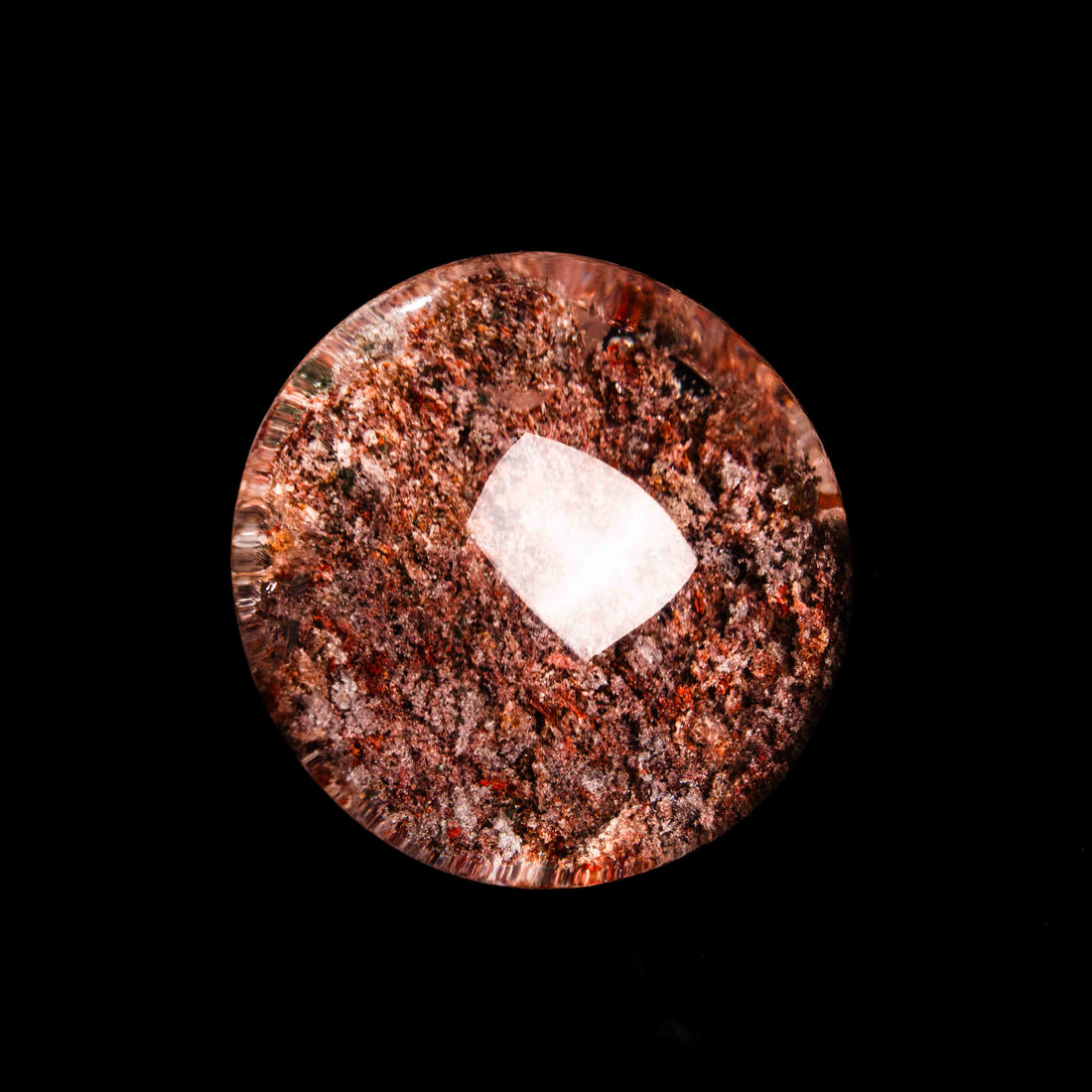 Quartz, Lodalite - Polished Cab