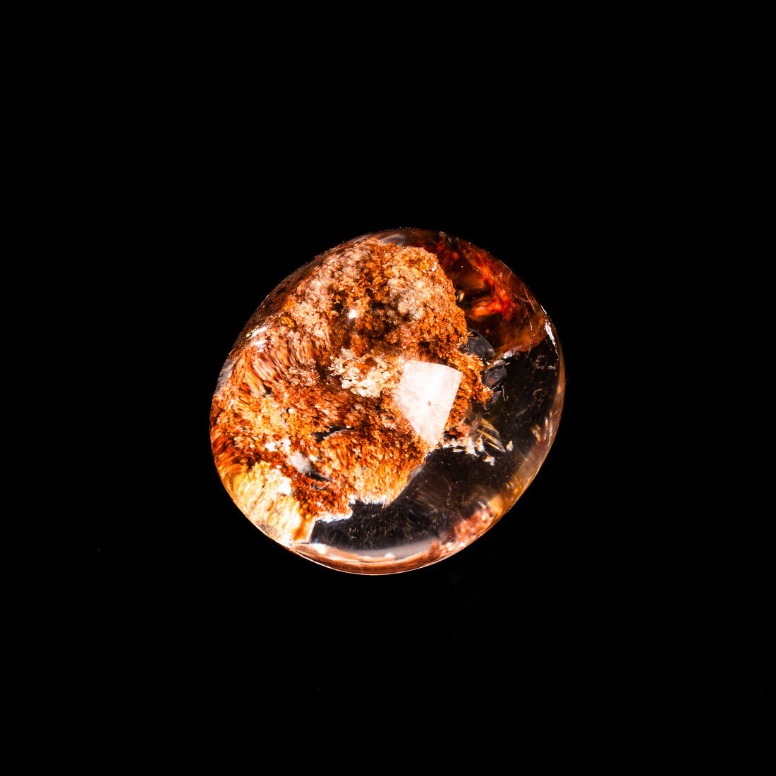 Quartz, Lodalite - Polished Cab