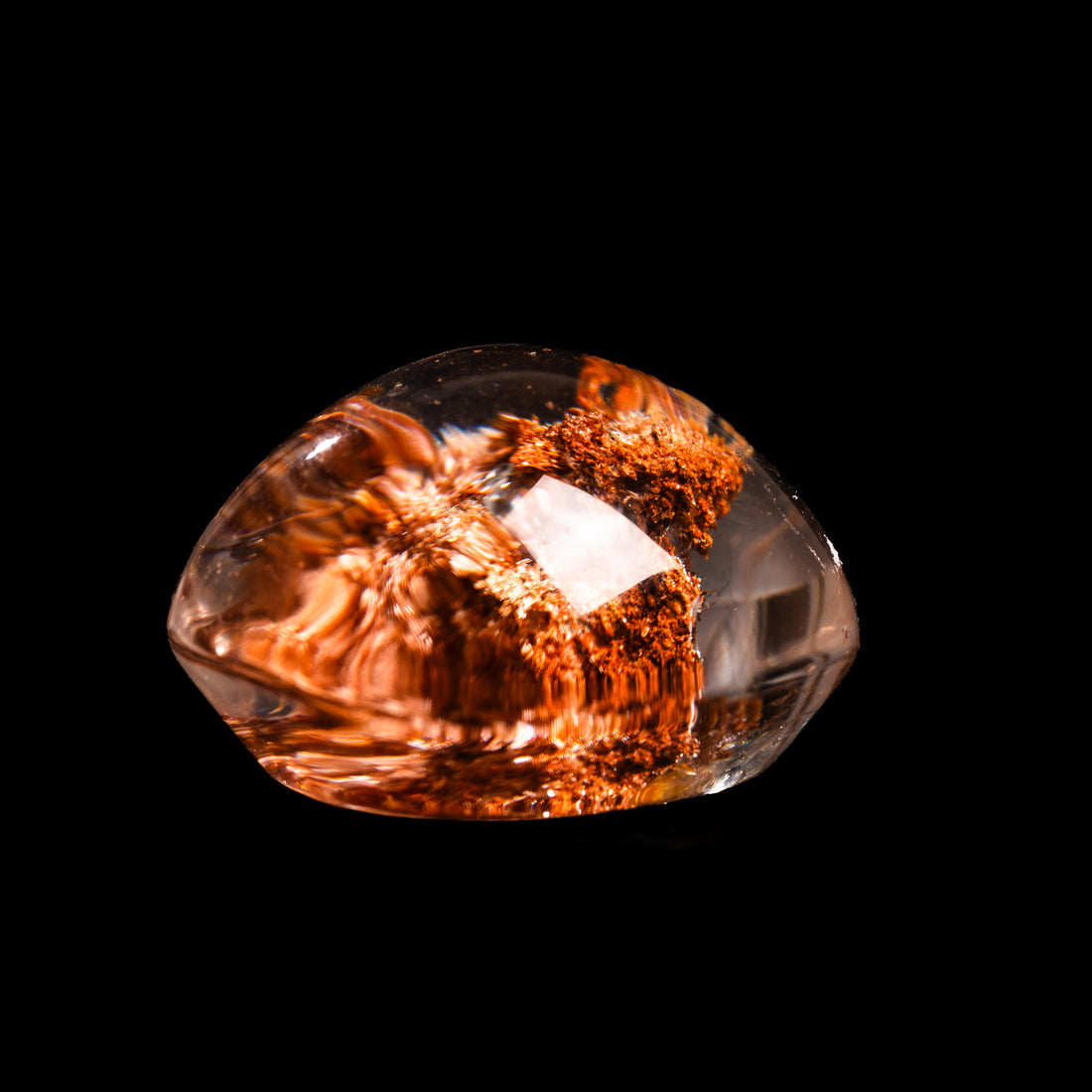 Quartz, Lodalite - Polished Cab