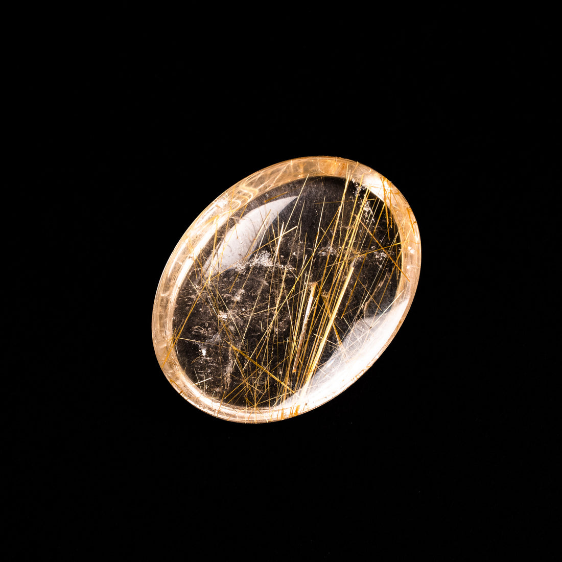 Quartz, Lodalite - Polished Cab