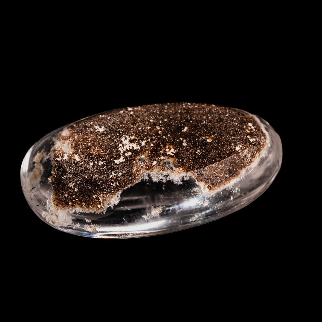 Quartz, Lodalite - Polished Cab