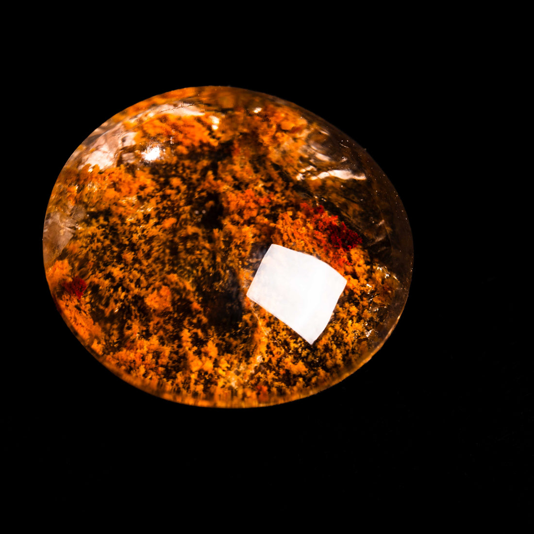 Quartz, Lodalite - Polished Cab