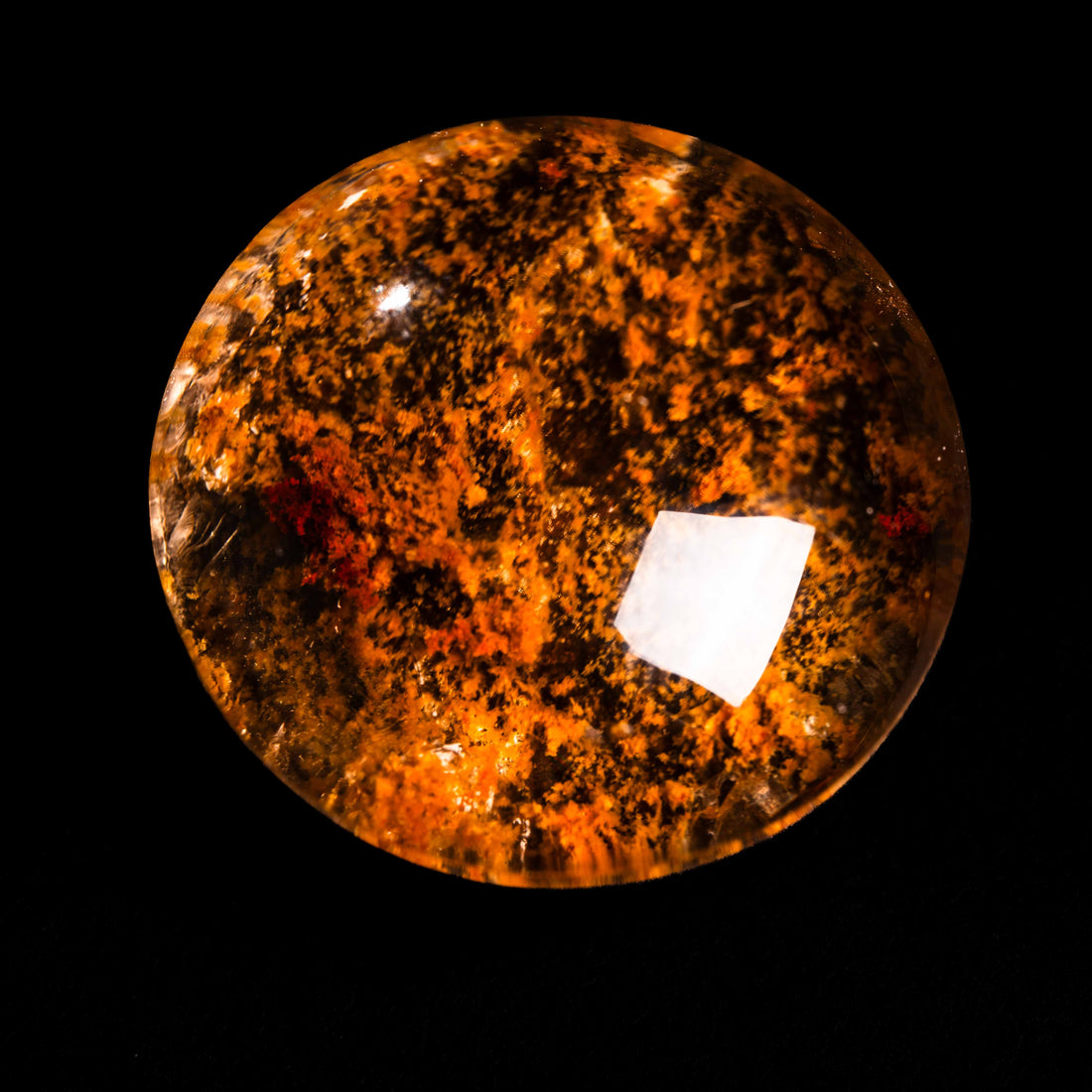 Quartz, Lodalite - Polished Cab