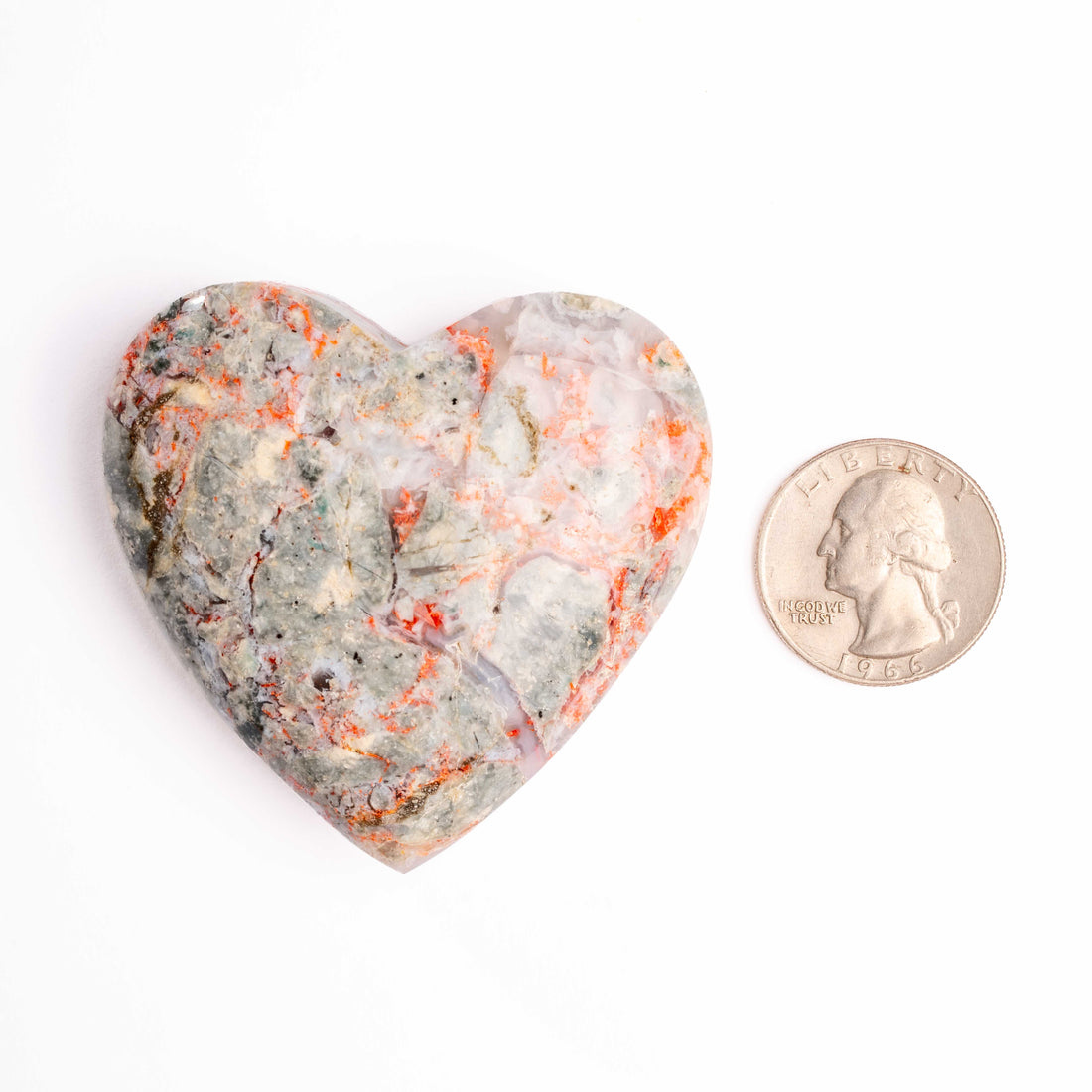 Magma Chalcedony - Heart