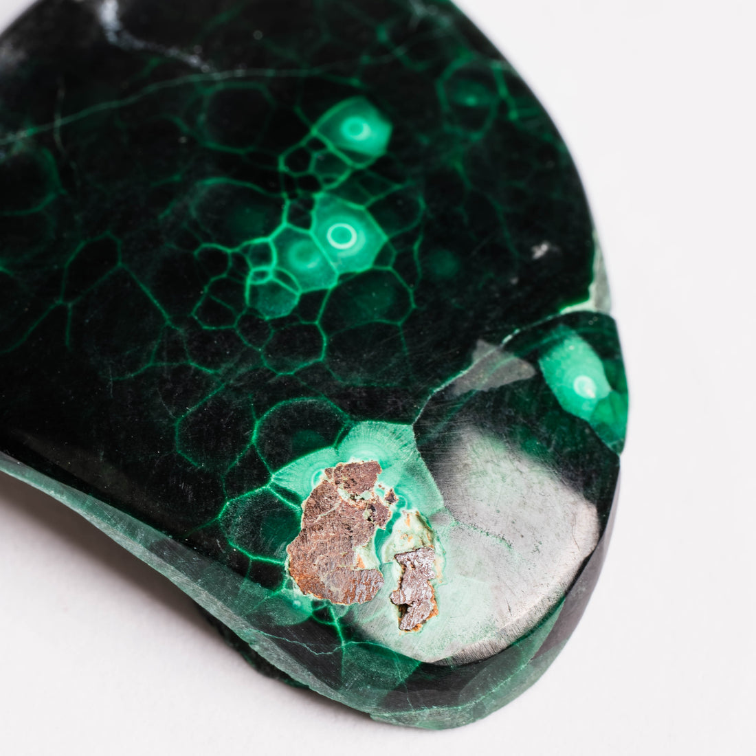 Bisbee Malachite & Gem Silica - Earth Love Gallery