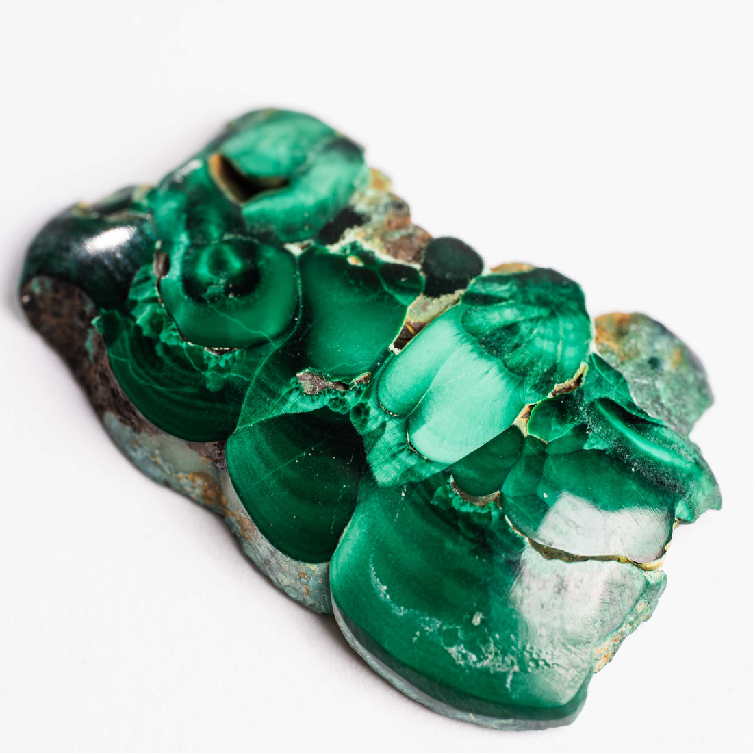 Bisbee Malachite & Gem Silica - Earth Love Gallery