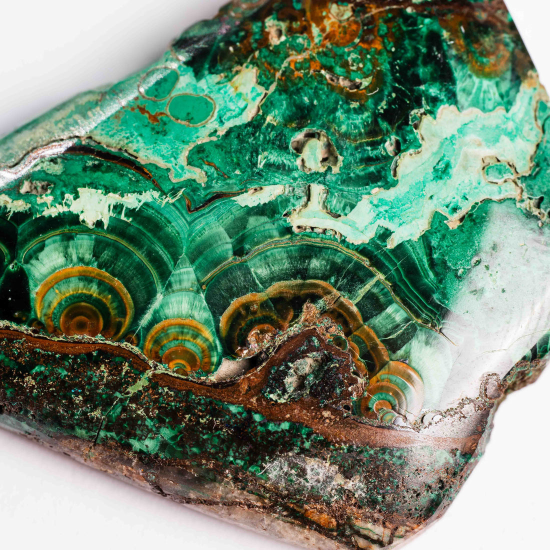 Bisbee Malachite & Gem Silica - Earth Love Gallery