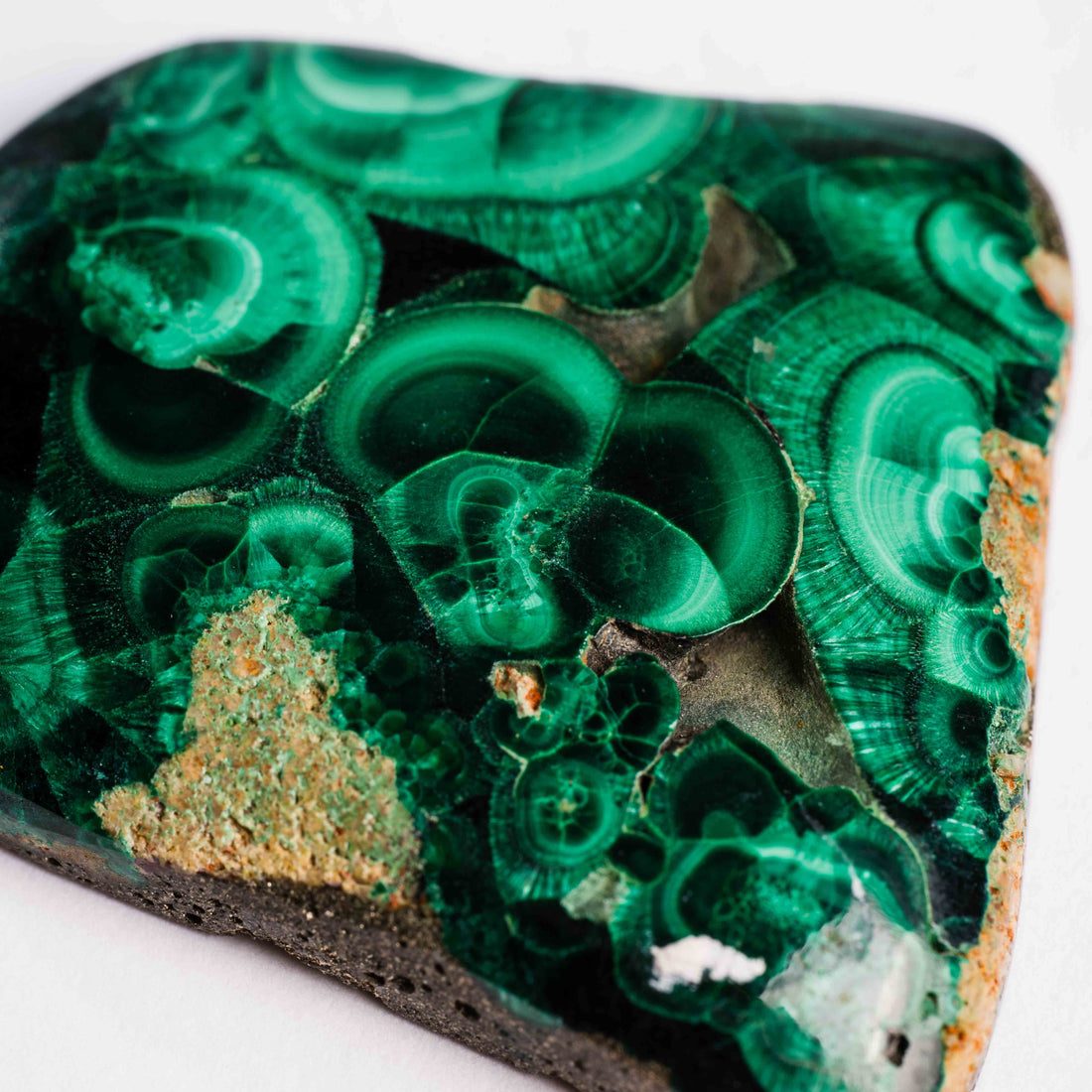 Bisbee Malachite & Gem Silica - Earth Love Gallery