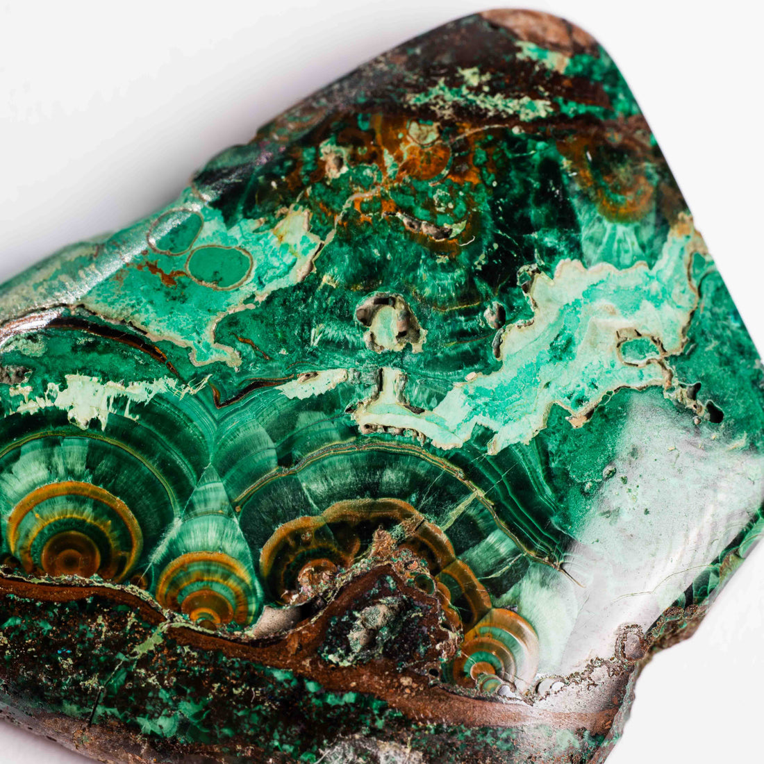 Bisbee Malachite & Gem Silica - Earth Love Gallery