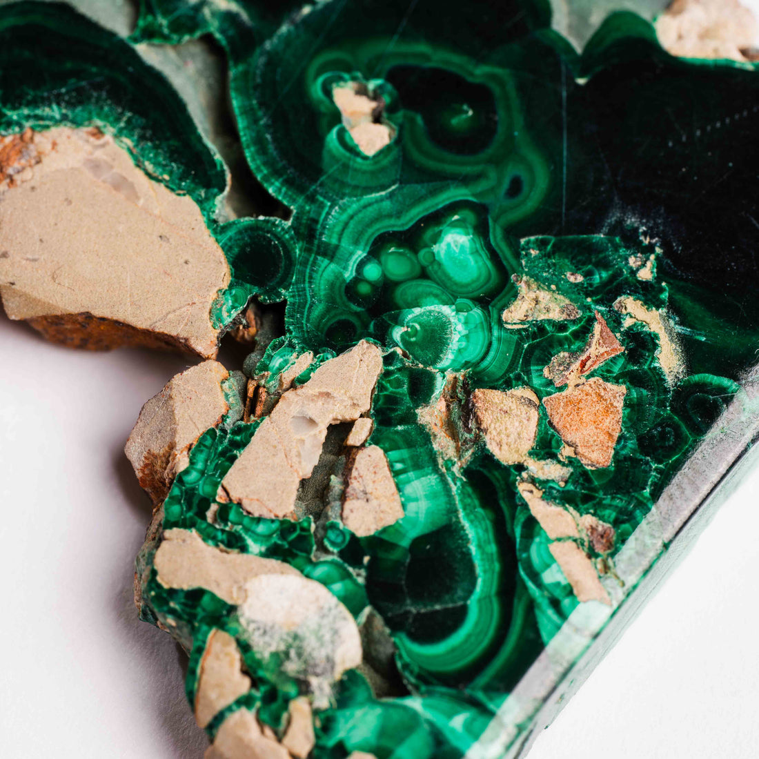 Bisbee Malachite & Gem Silica - Earth Love Gallery
