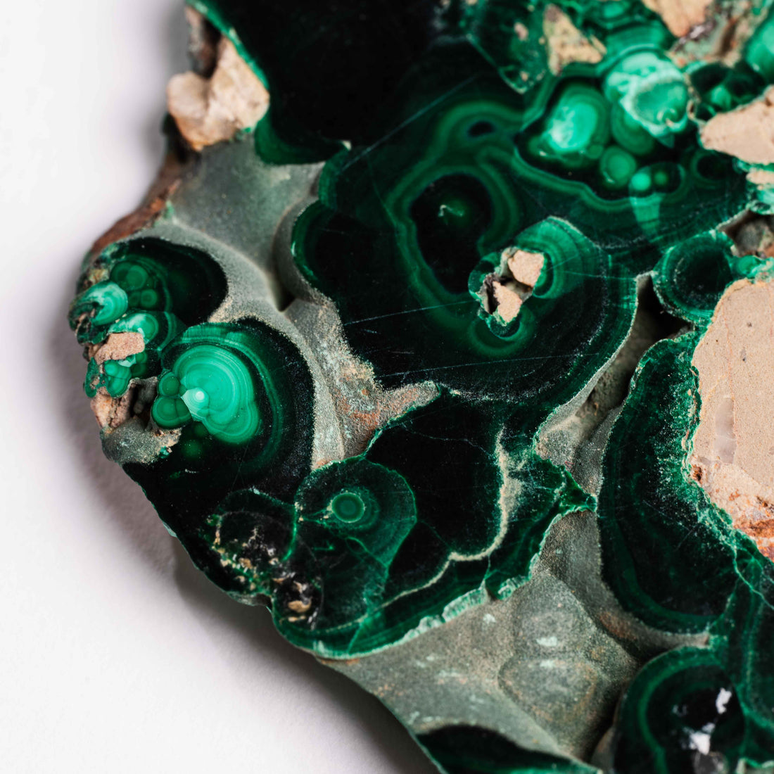 Bisbee Malachite & Gem Silica - Earth Love Gallery