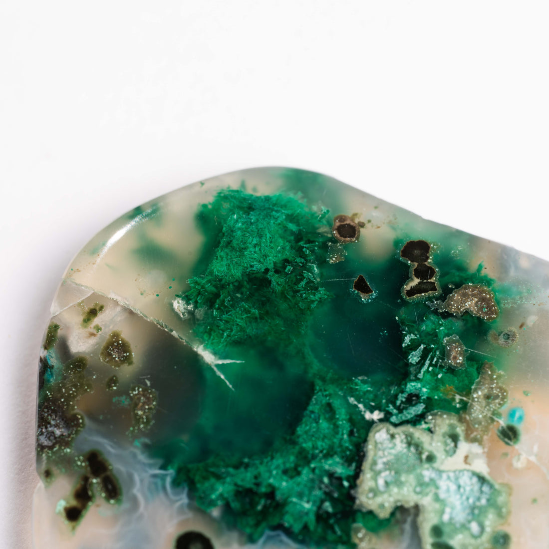 Bisbee Malachite & Gem Silica - Earth Love Gallery