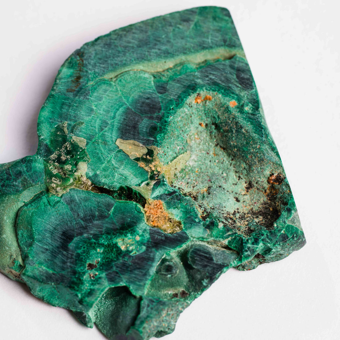 Bisbee Malachite & Gem Silica - Earth Love Gallery