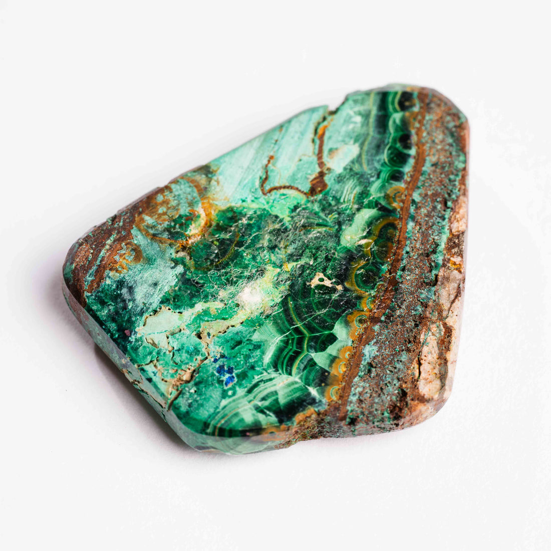 Bisbee Malachite & Gem Silica - Earth Love Gallery