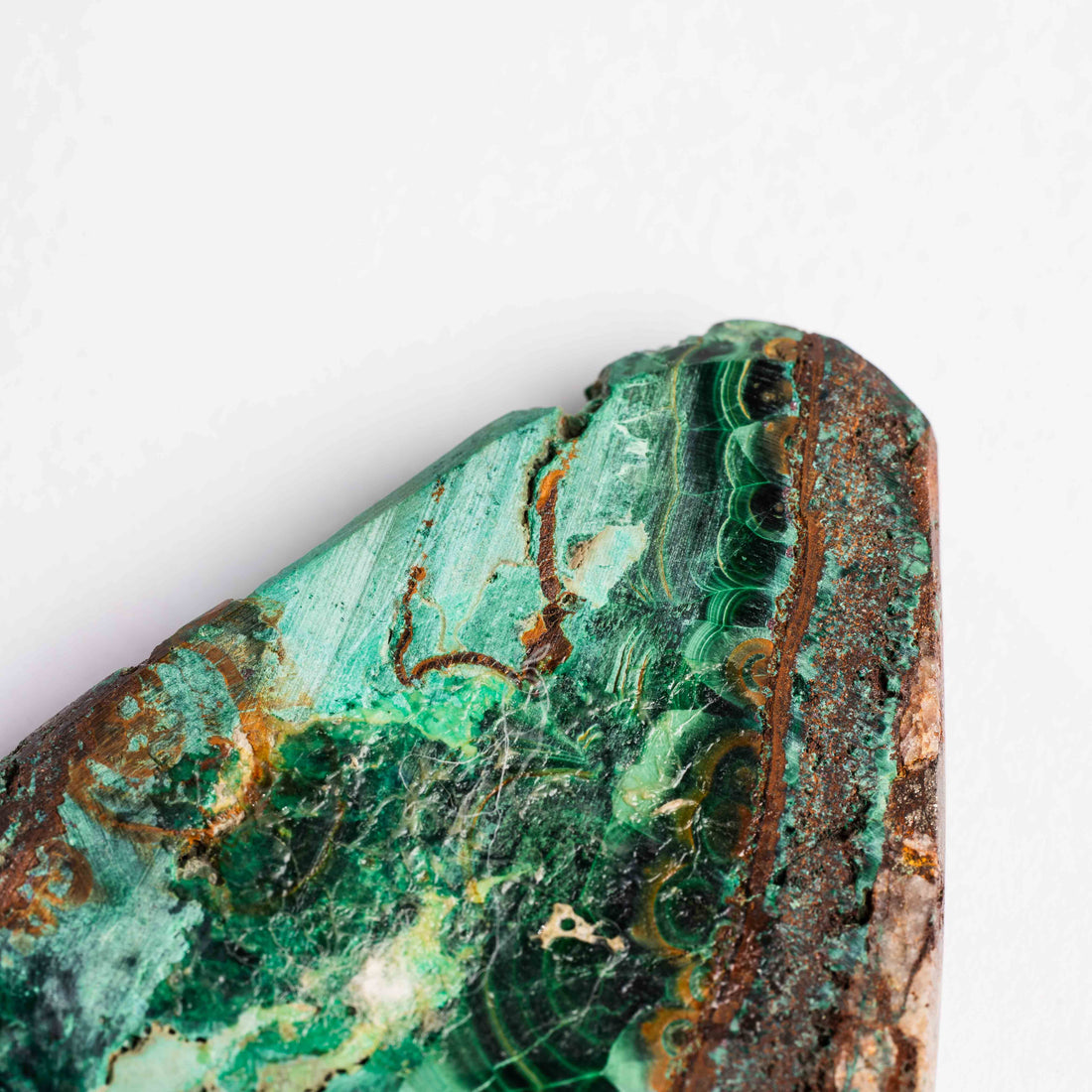 Bisbee Malachite & Gem Silica - Earth Love Gallery