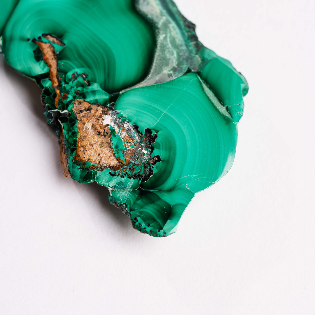 Bisbee Malachite & Gem Silica - Earth Love Gallery