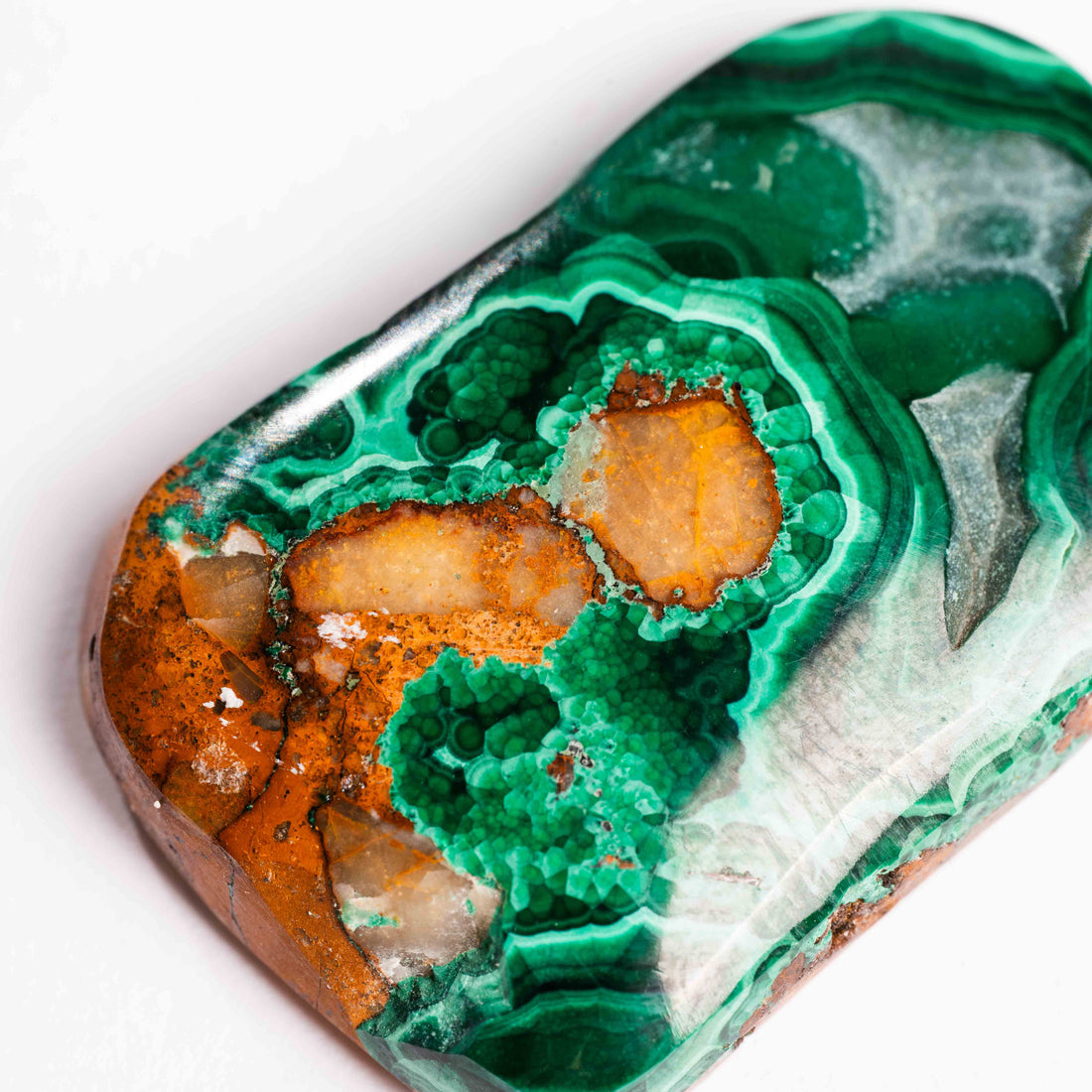 Bisbee Malachite & Gem Silica - Earth Love Gallery