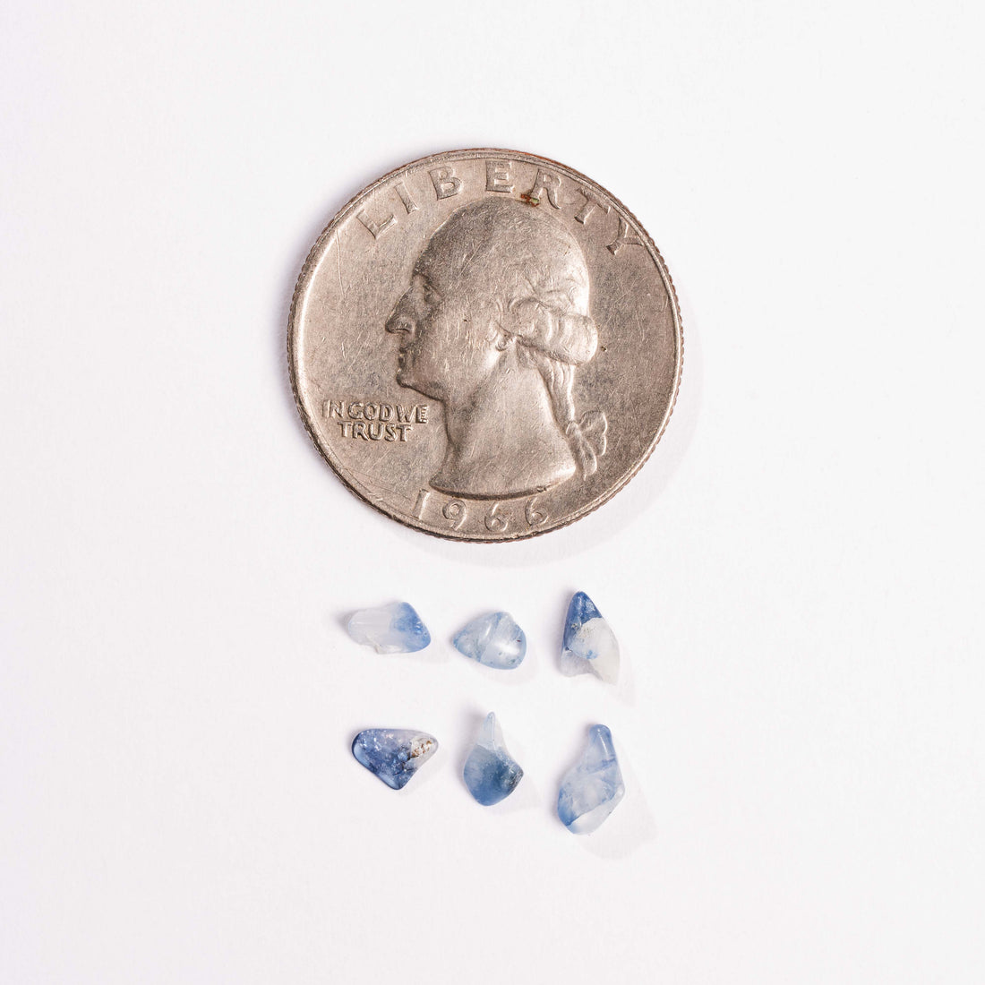 Benitoite-  Chips B grade, Intuitive Pick