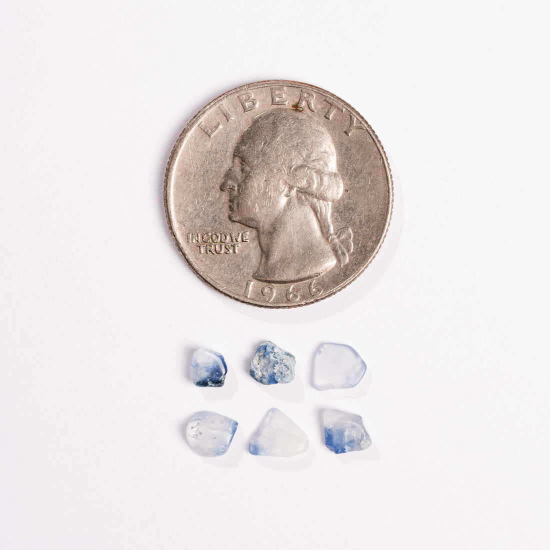 Benitoite-  Chips B grade, Intuitive Pick