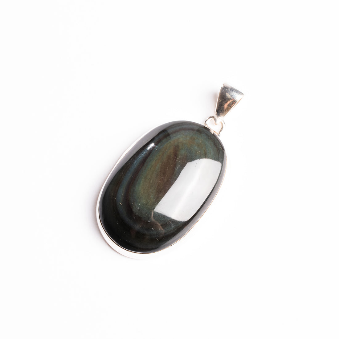 Obsidian, Rainbow - Pendant