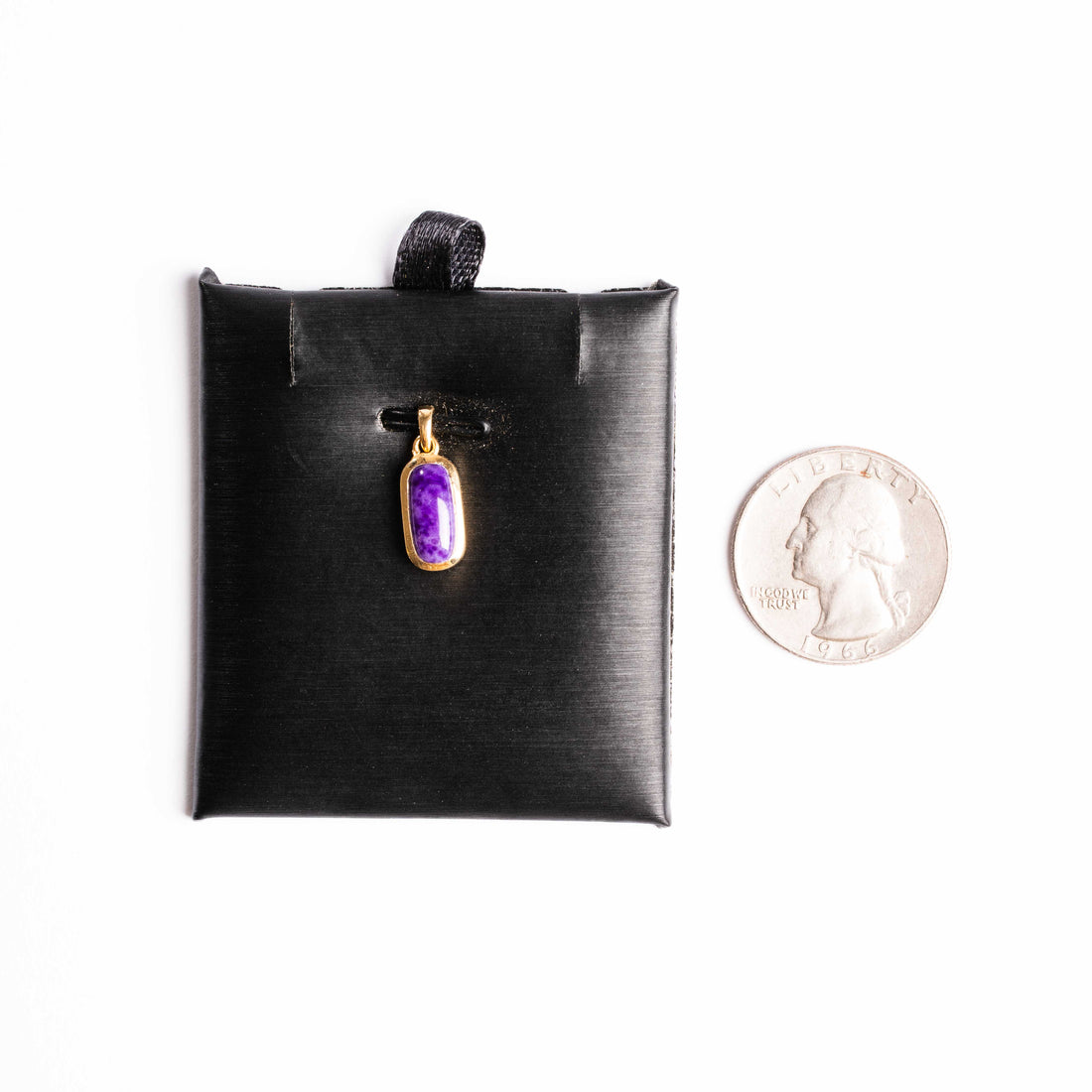 Sugilite - Pendant in Gold