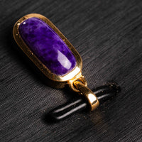 Sugilite - Pendant in Gold