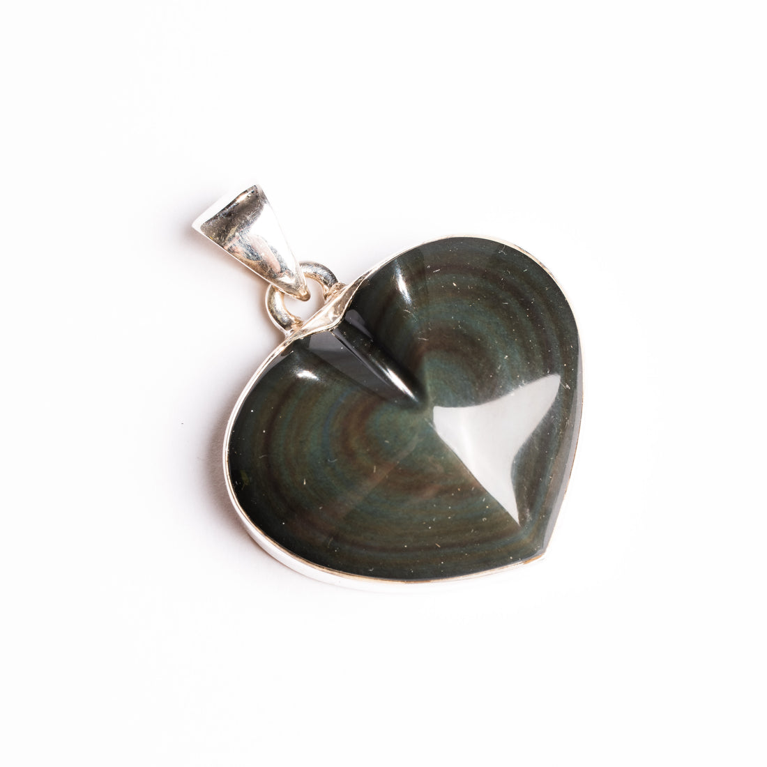Obsidian, Rainbow - Pendant