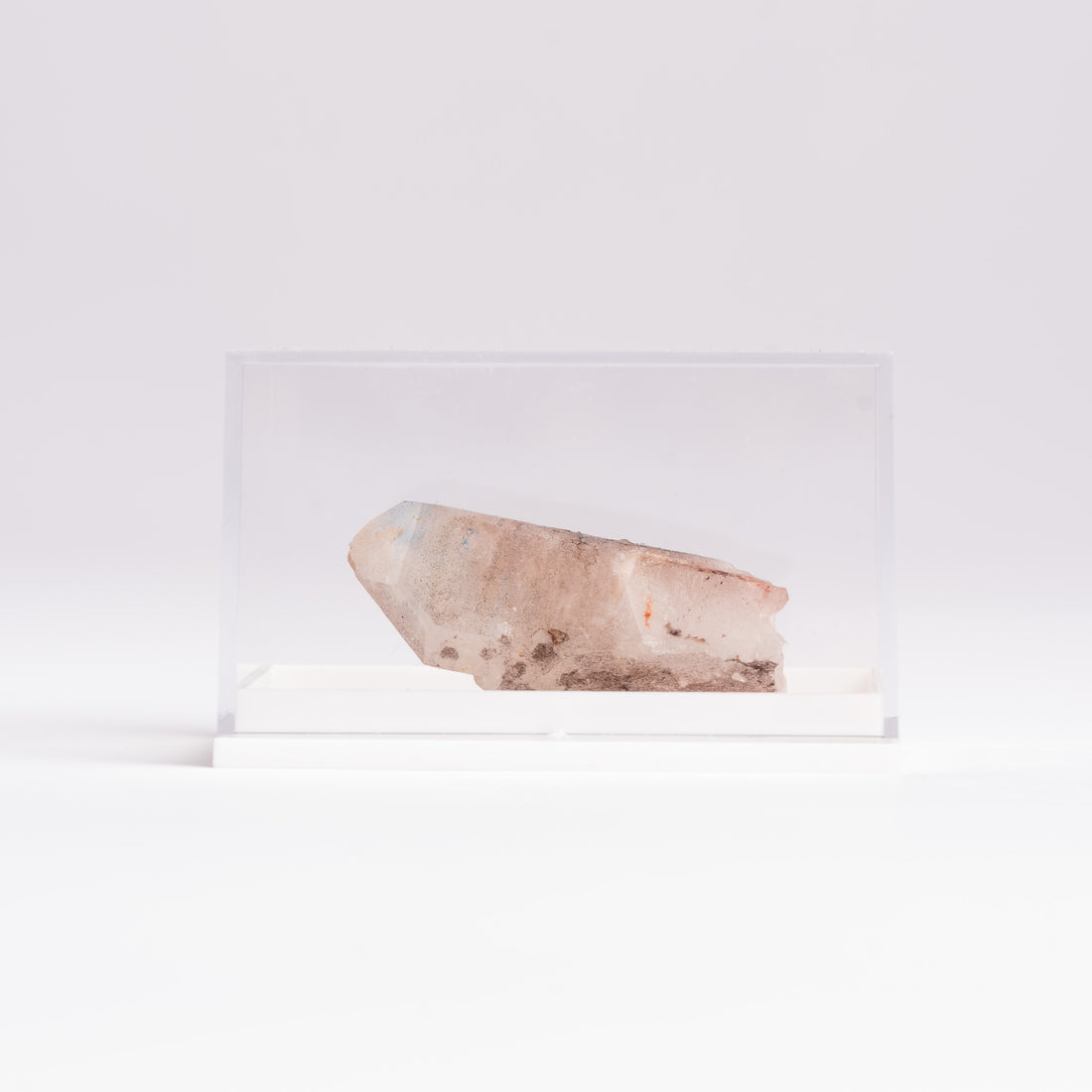 Papagoite and Ajoite in Quartz- Point