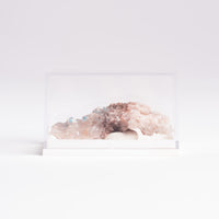 Papagoite and Ajoite in Quartz- Cluster