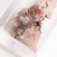 Papagoite and Ajoite in Quartz- Cluster
