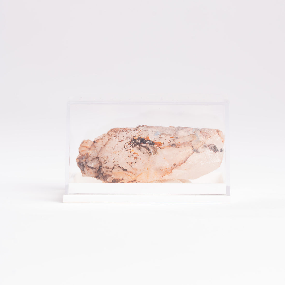 Papagoite and Ajoite in Quartz- Cluster