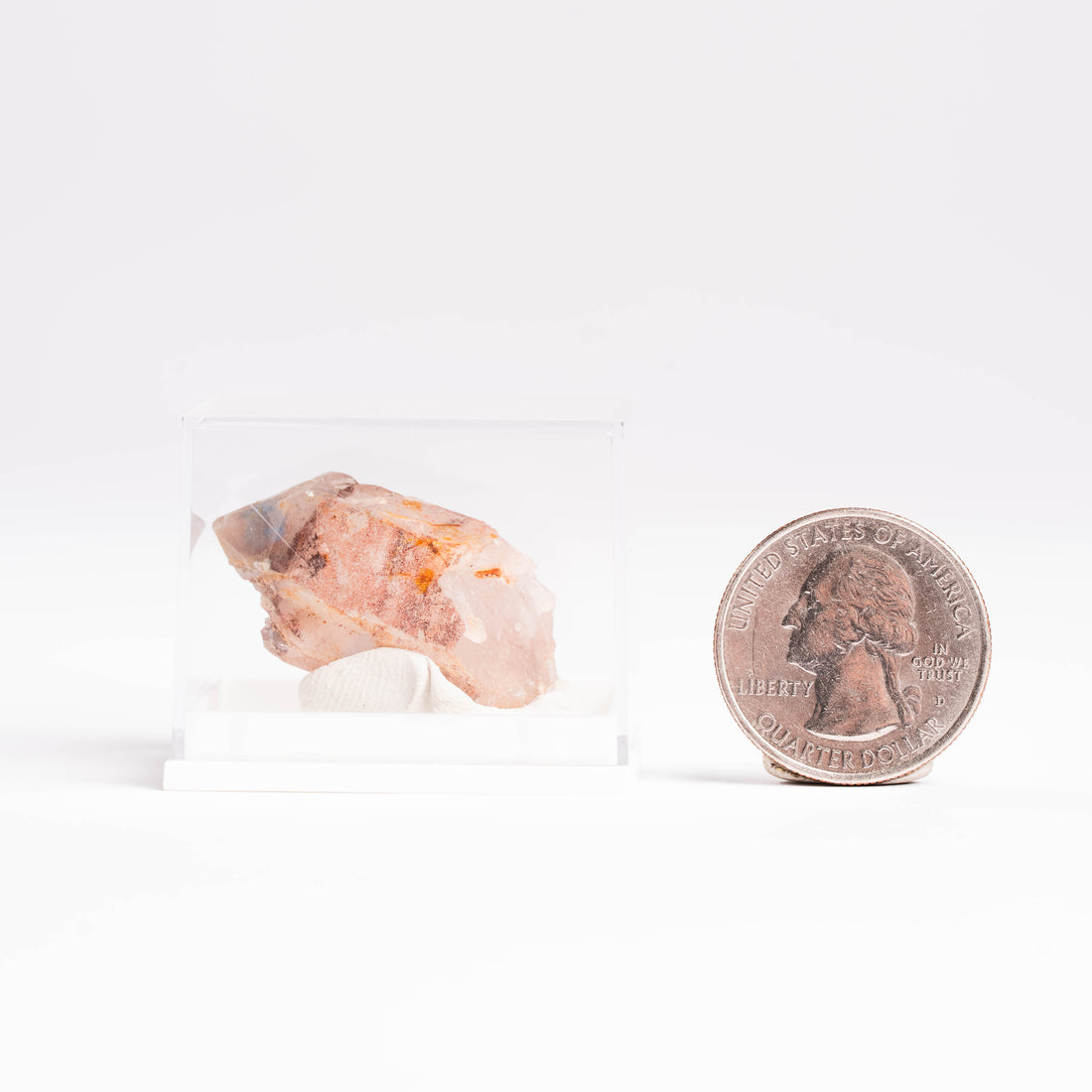 Papagoite and Ajoite in Quartz- Point