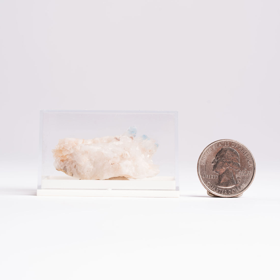 Papagoite and Ajoite in Quartz- Cluster
