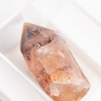 Papagoite and Ajoite in Quartz- Point