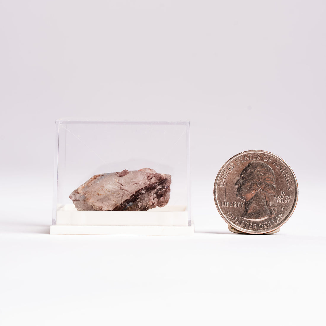 Papagoite and Ajoite in Quartz