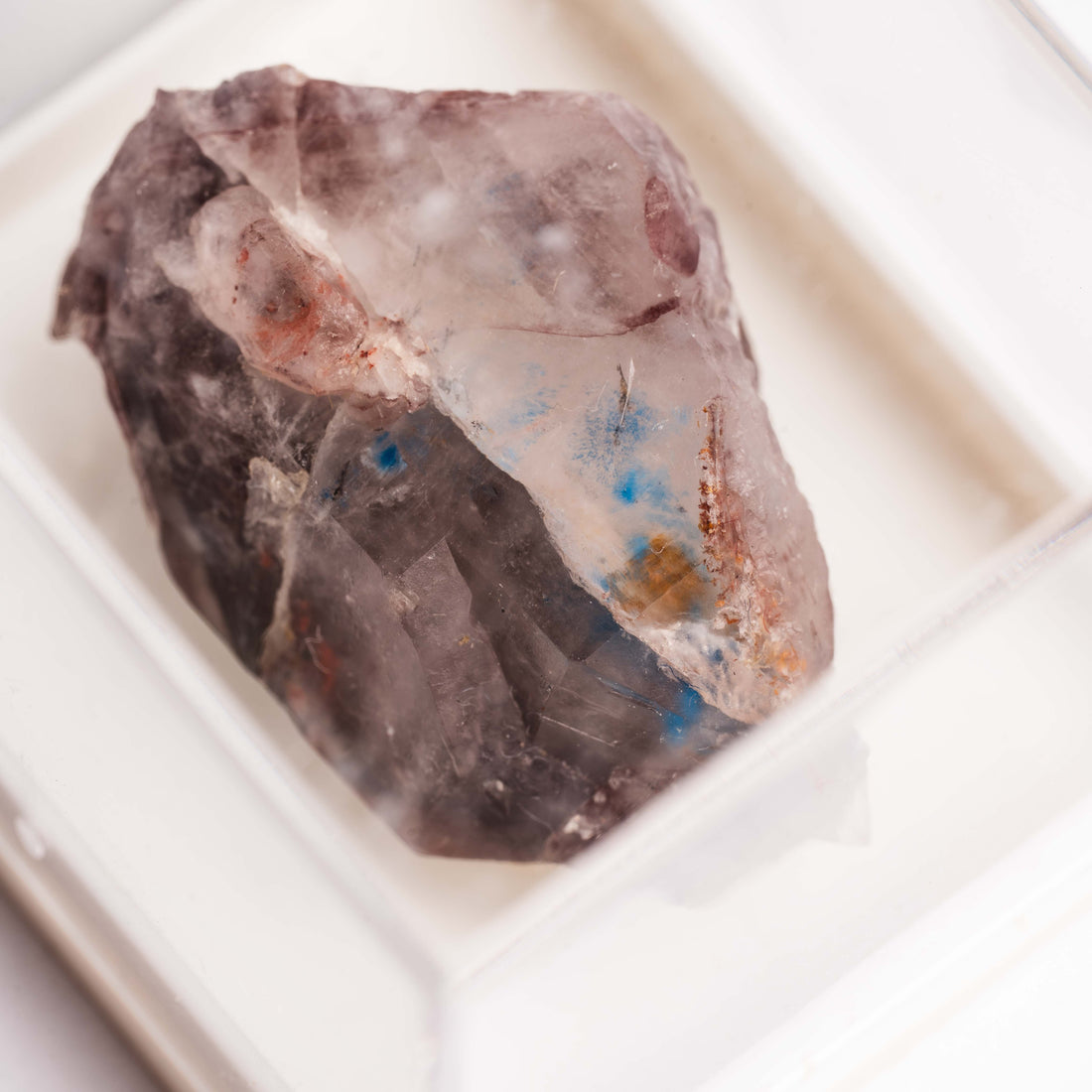 Papagoite and Ajoite in Quartz