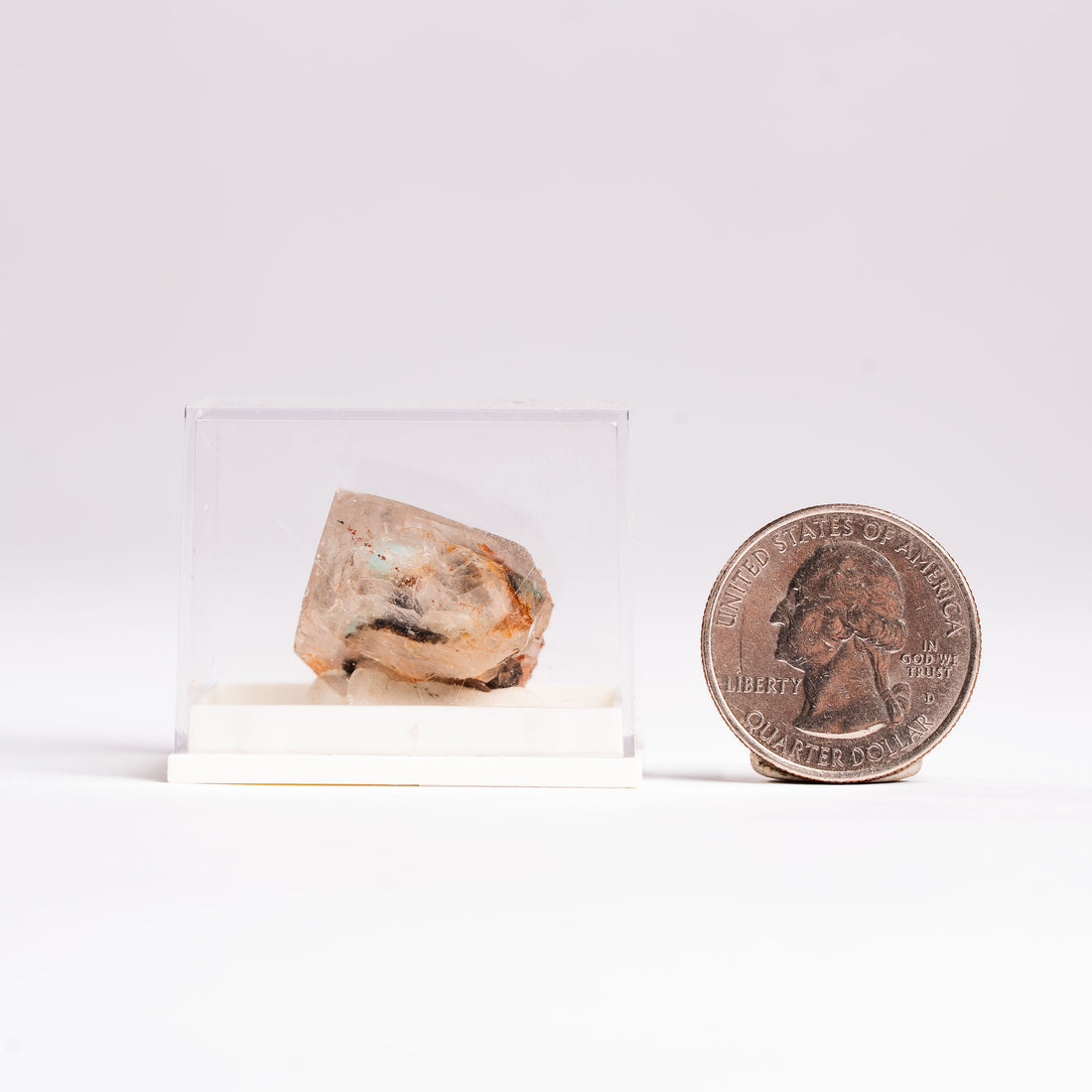 Papagoite and Ajoite in Quartz