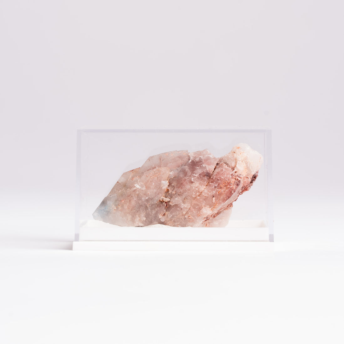 Papagoite and Ajoite in Quartz- Cluster