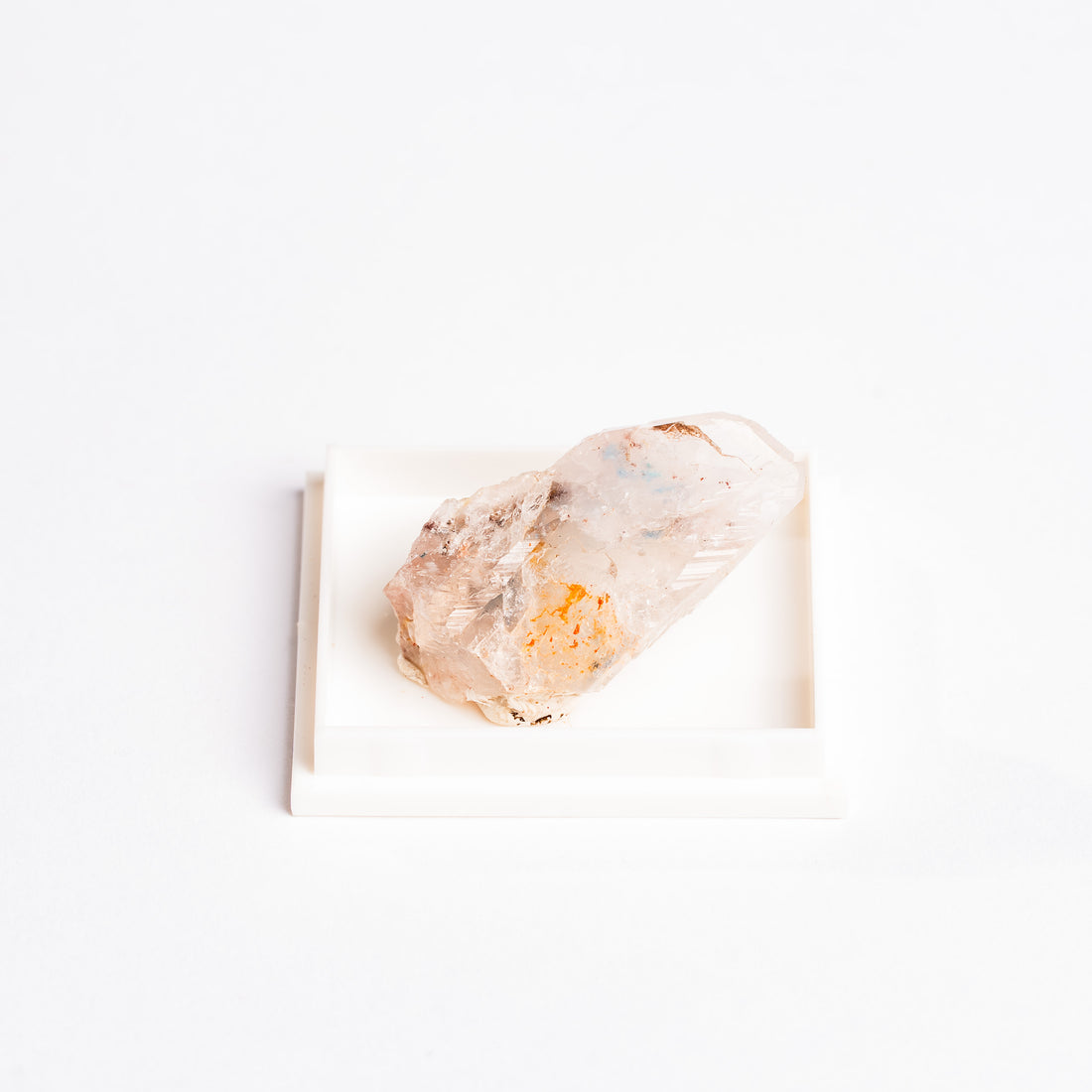 Papagoite and Ajoite in Quartz- Point