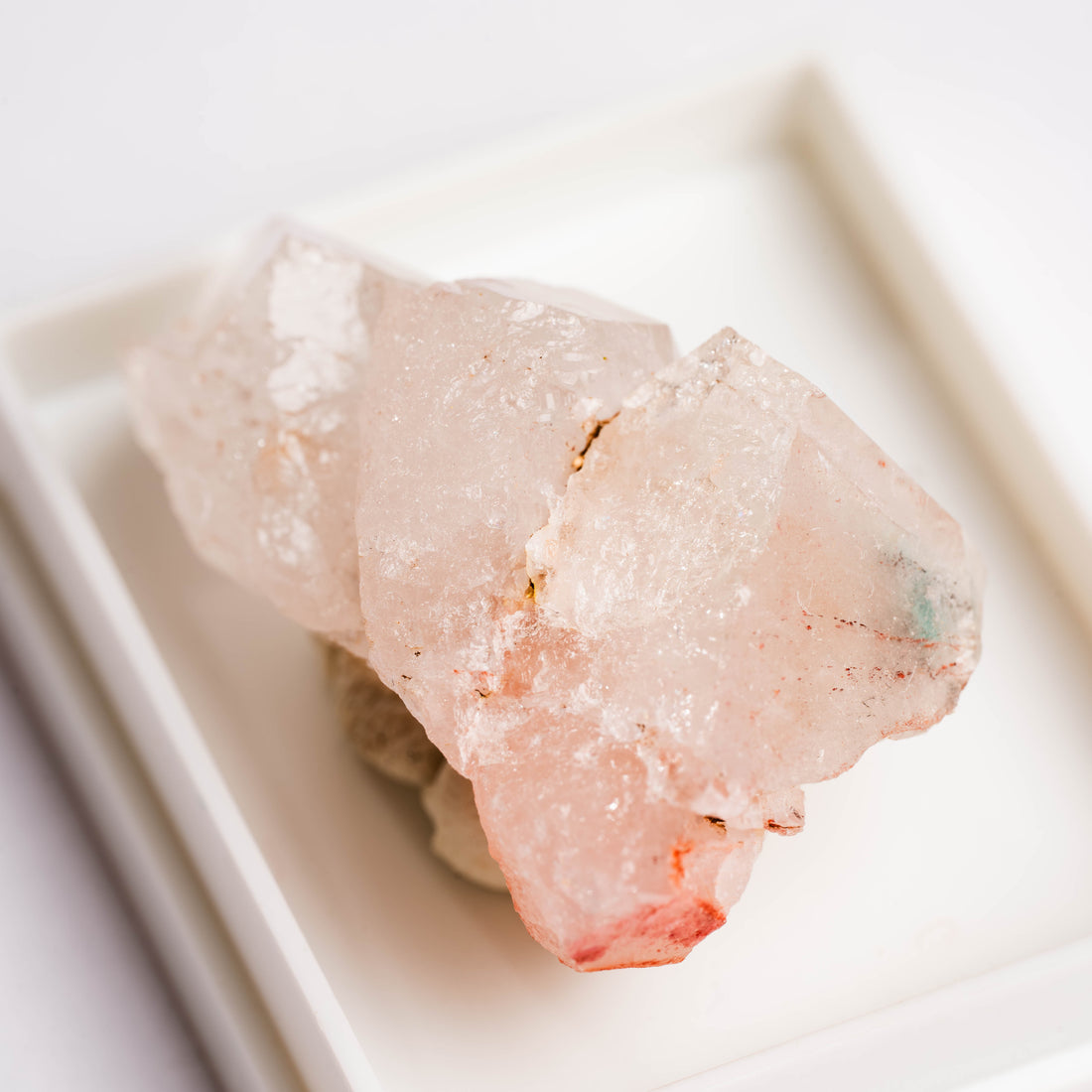 Papagoite and Ajoite in Quartz- Cluster