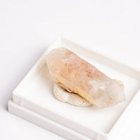 Papagoite and Ajoite in Quartz- Point