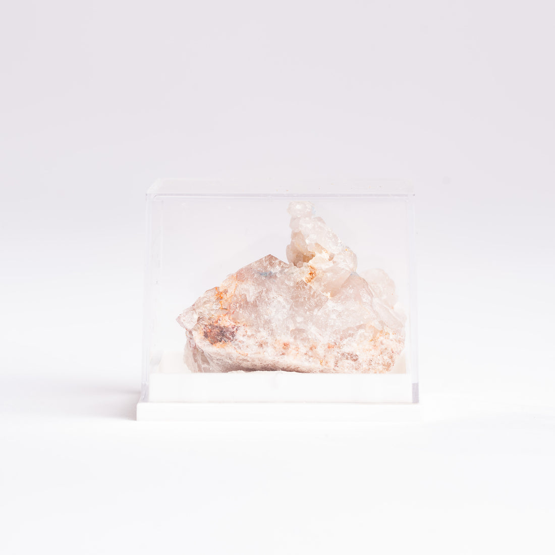 Papagoite and Ajoite in Quartz- Cluster