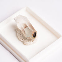 Papagoite and Ajoite in Quartz- Point